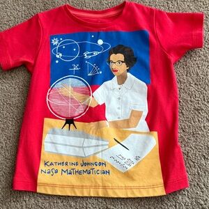 Katherine Johnson Short Sleeve Tees with Graphic Design
